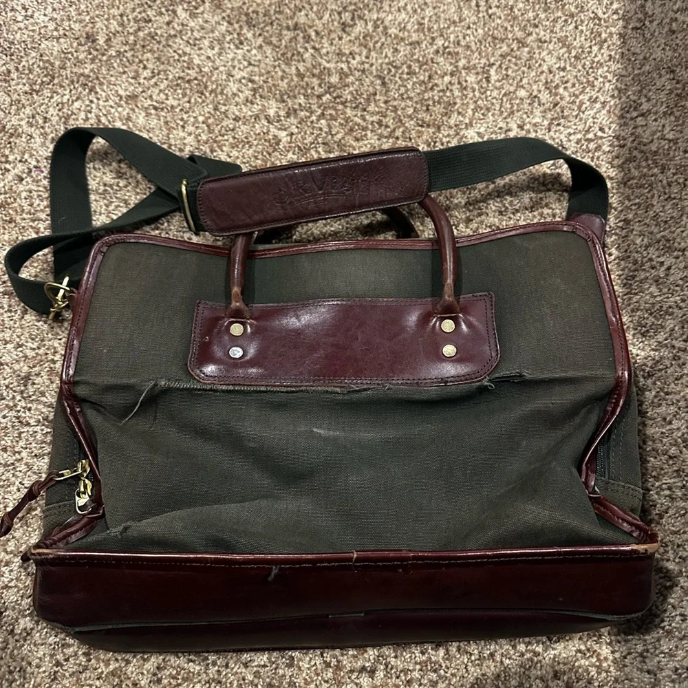 Orvis Brown and Green Battenkill Messenger Bag